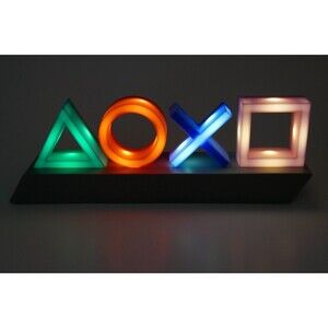 Sony Playstation Official Icons Neon Logo LED Desk Lights